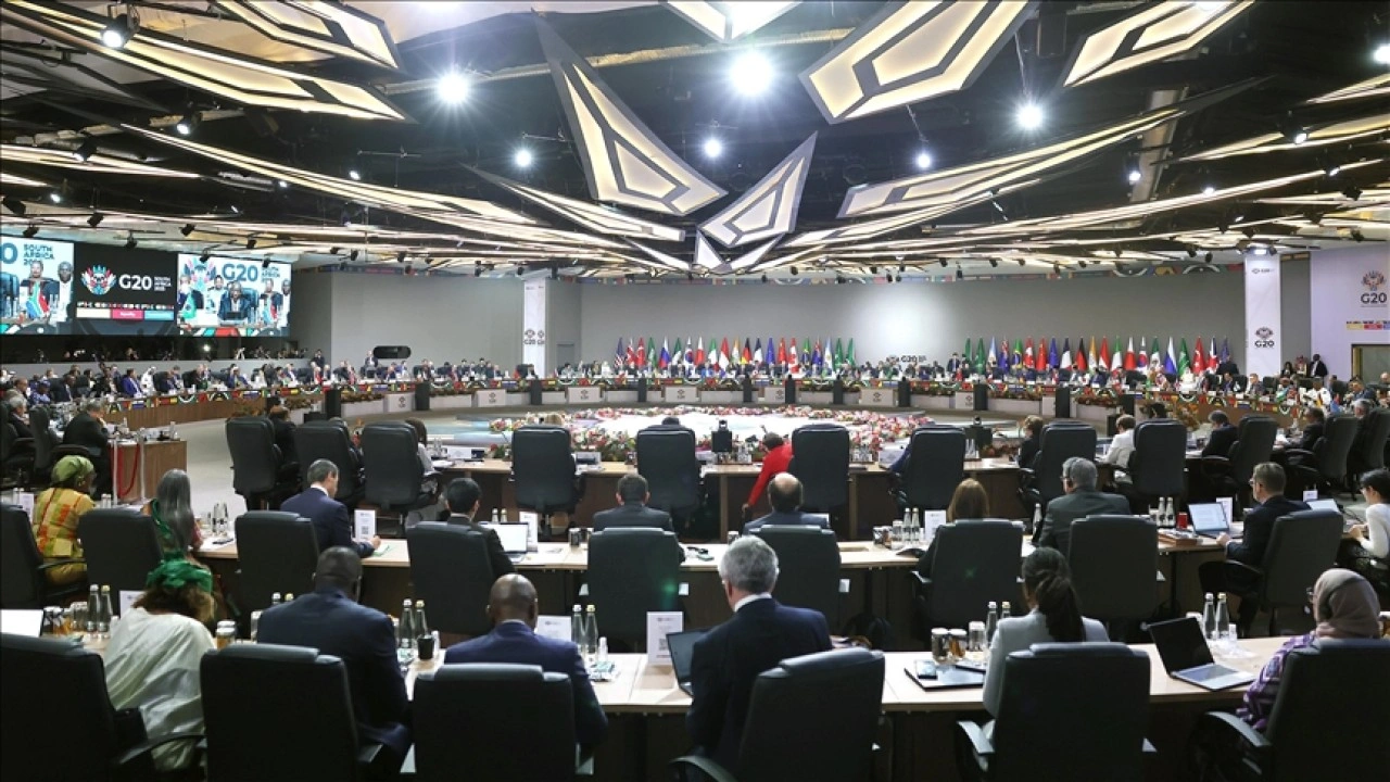 ABD'nin itirazına karşın Güney Afrika'daki G20 Liderler Zirvesi'nin sonuç bildirisi k