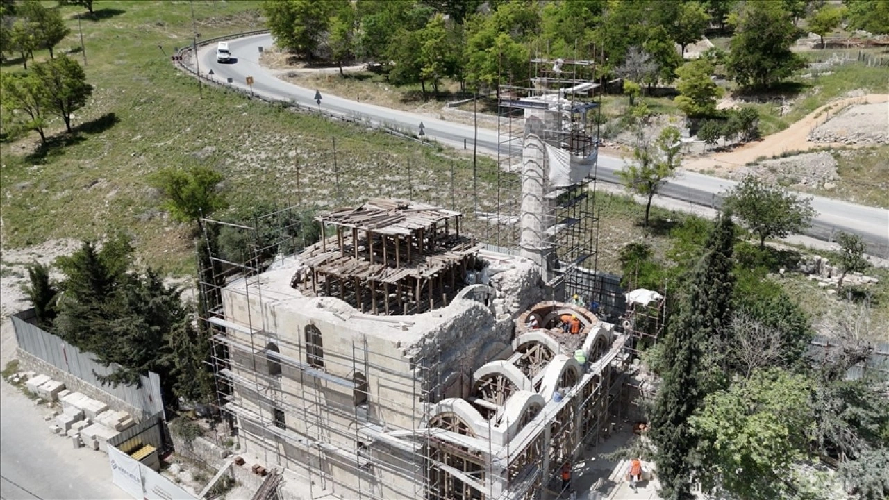 Adıyaman'da depremde yıkılan tarihi Kurşunlu Cami bu yıl yeniden ibadete açılacak