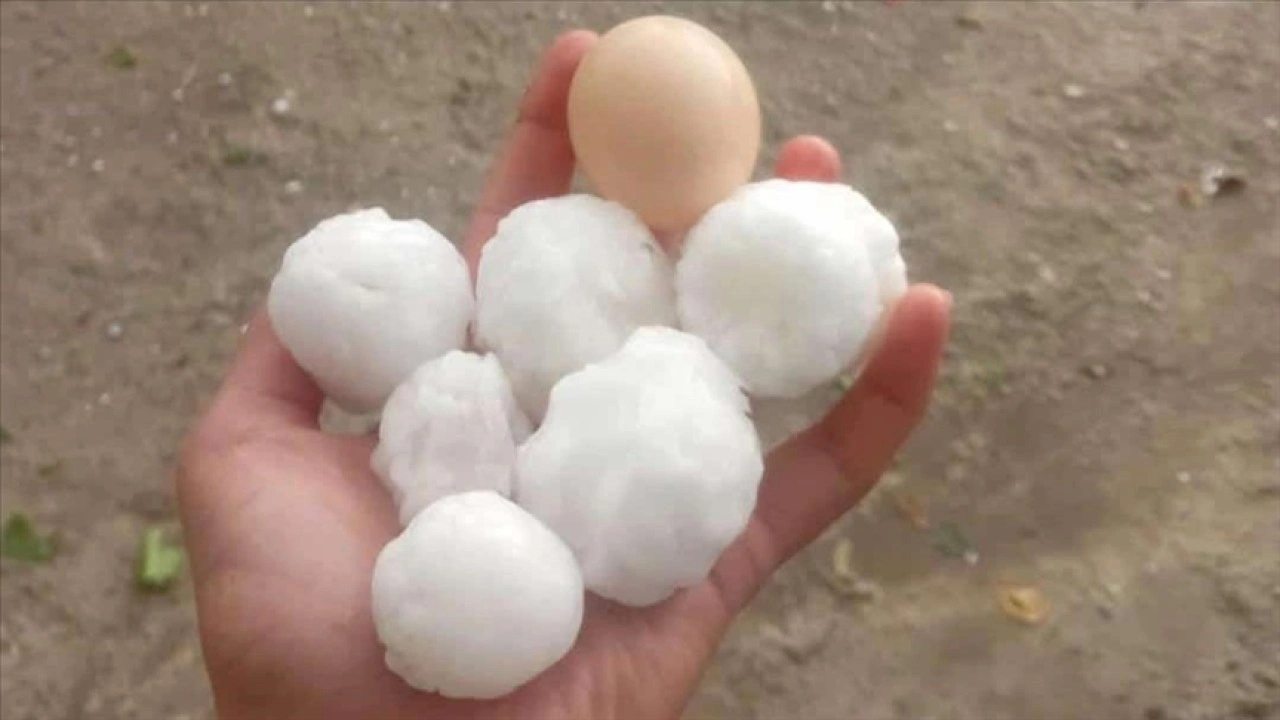 Adıyaman'da dolu etkili oldu