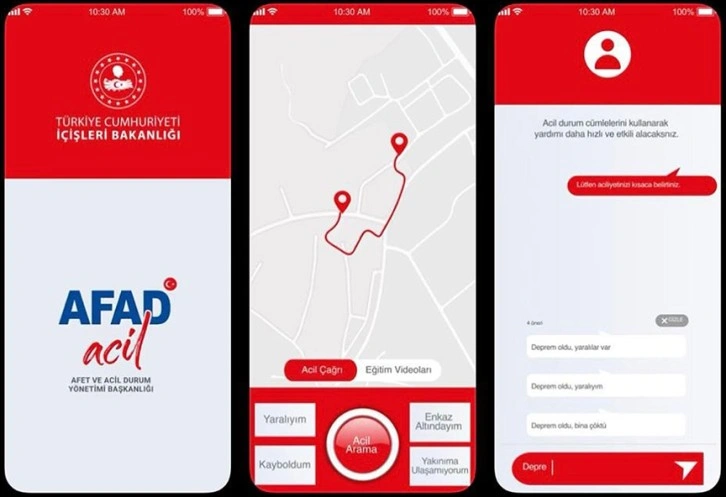 AFAD Acil uygulaması İstanbul deprem tatbikatı için hazır
