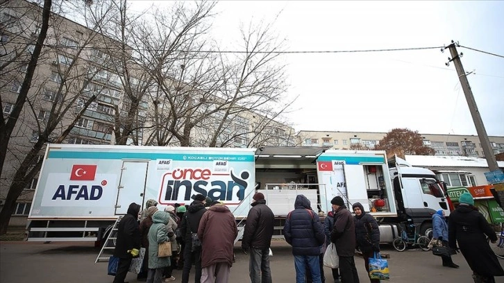 AFAD, Ukrayna'da ihtiyaç sahibi sivillere her gün sıcak yemek dağıtıyor