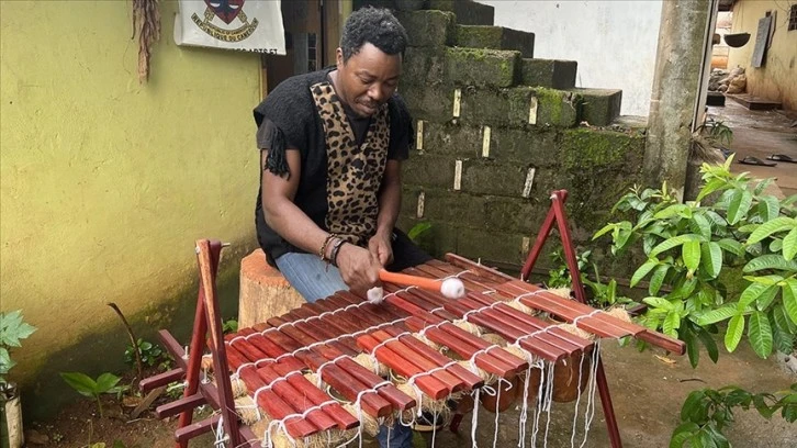 Afrika’nın en eski enstrümanlarından 'Balafon' hala törenlerin vazgeçilmezi