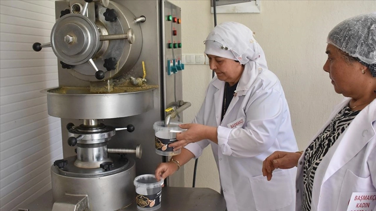 Afyonkarahisarlı kadınlar yaptıkları doğal tahin ve köpük helva ile kazanç sağlıyor