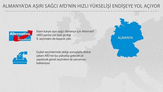 Almanya'da aşırı sağcı AfD hızla yükseliyor