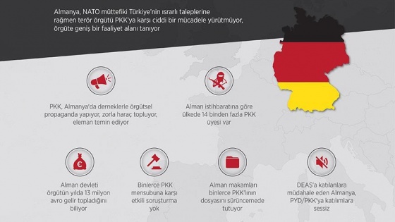 Almanya PKK'ya kol kanat geriyor