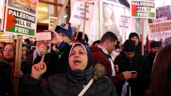 Amerikalı Müslümanlardan İsrail'e Kudüs'te Filistinlilere uyguladığı şiddet nedeniyle tepki