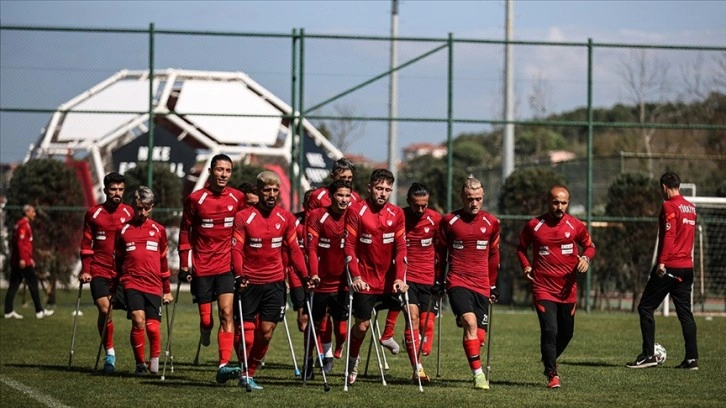 Ampute Futbol Milli Takımı'nda gözler Meksika maçına çevrildi