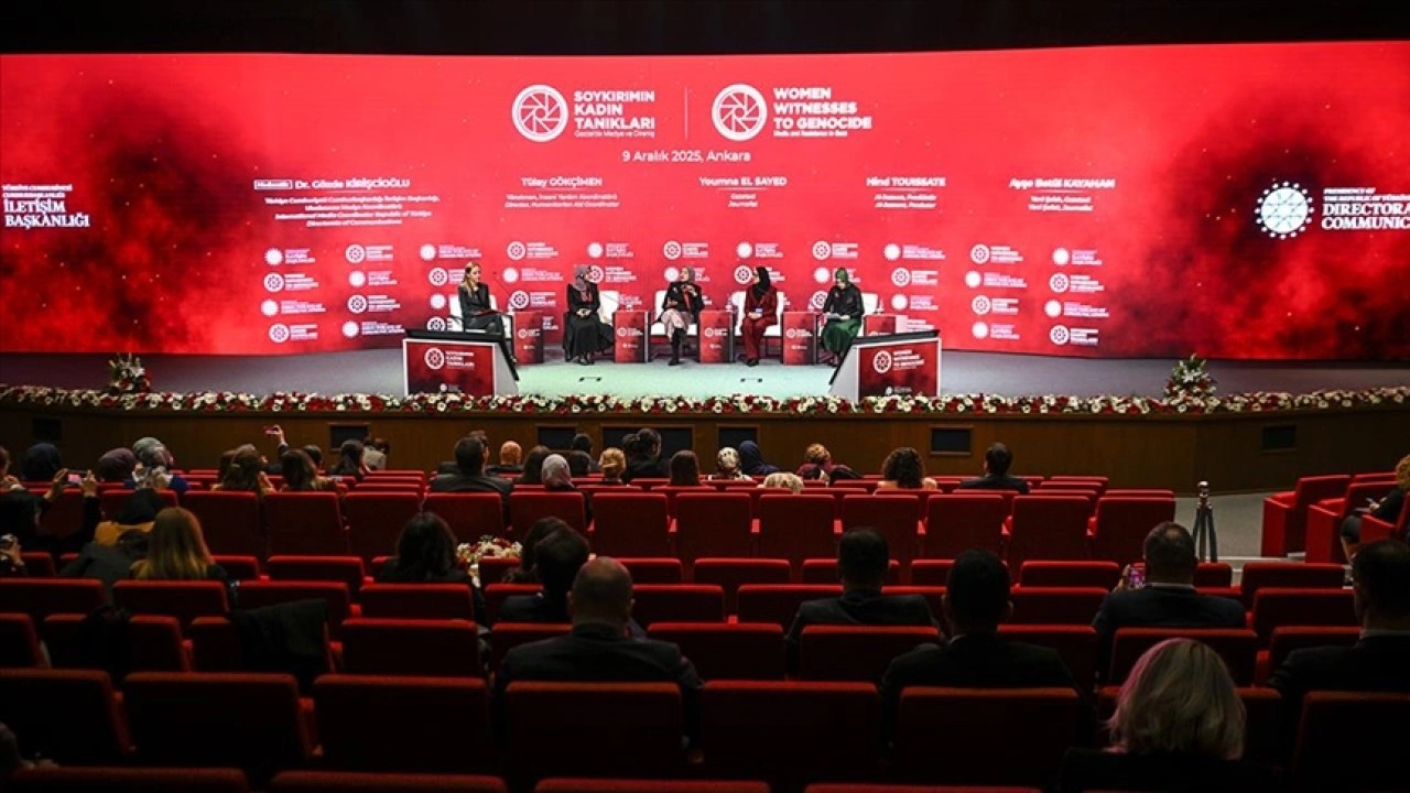 Ankara'da Soykırımın Kadın Tanıkları Gazze'de Medya ve DireniÅŸ Paneli düzenlendi