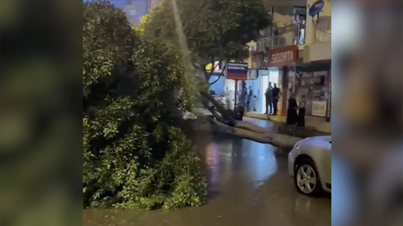 Antalya'nın Demre ilçesinde sağanak hayatı olumsuz etkiledi