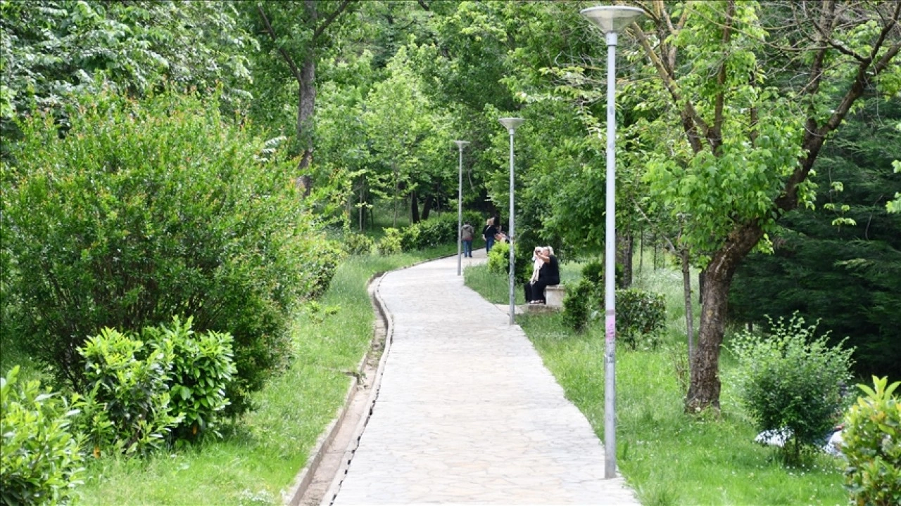 Arnavutluk'taki Büyük Göl Parkı "başkent Tiran'ın akciğeri" olarak nitelendirili