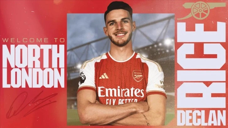 Arsenal, Declan Rice'ı transfer etti