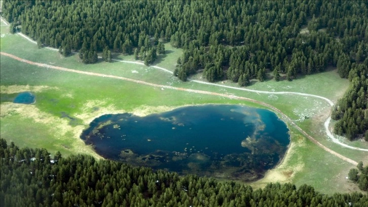 Artvin'in doğal güzellikleri havadan görüntülendi