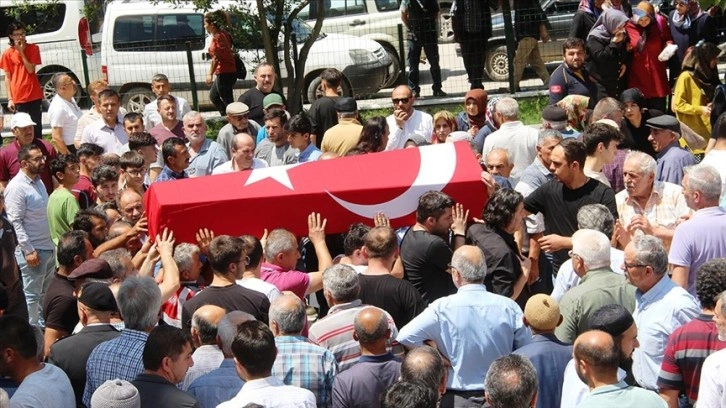 Astsubay Mustafa Gümüş, Amasya'da son yolculuğuna uğurlandı