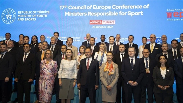 Avrupa Konseyi 17. Spordan Sorumlu Bakanlar Konferansı Antalya'da sürüyor