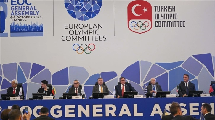 Avrupa Olimpiyat Komiteleri 52. Genel Kurul Toplantısı'nın açılışı İstanbul'da yapıldı