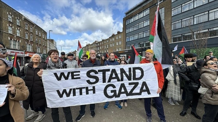 Avrupa'da Filistin'e destek gösterileri düzenlendi