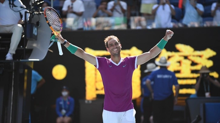 Avustralya Açık'ın tek erkeklerde ilk finalisti Nadal