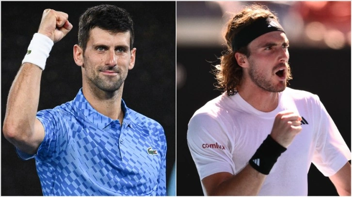 Avustralya Açık'ta Djokovic, finalde Tsitsipas'ın rakibi oldu