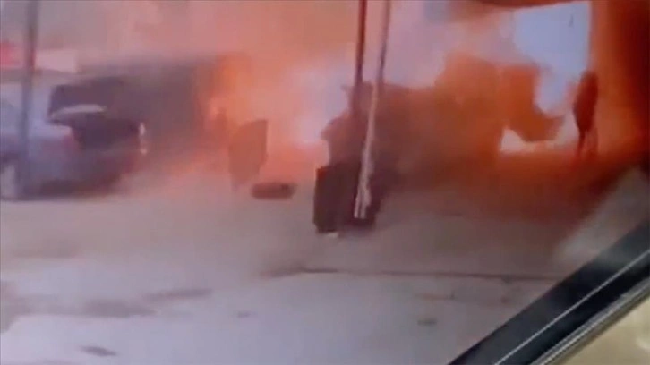 Aydın'da taşıtlara LPG dönüşümü yapan iş yerindeki patlamada 1 kişi yaralandı