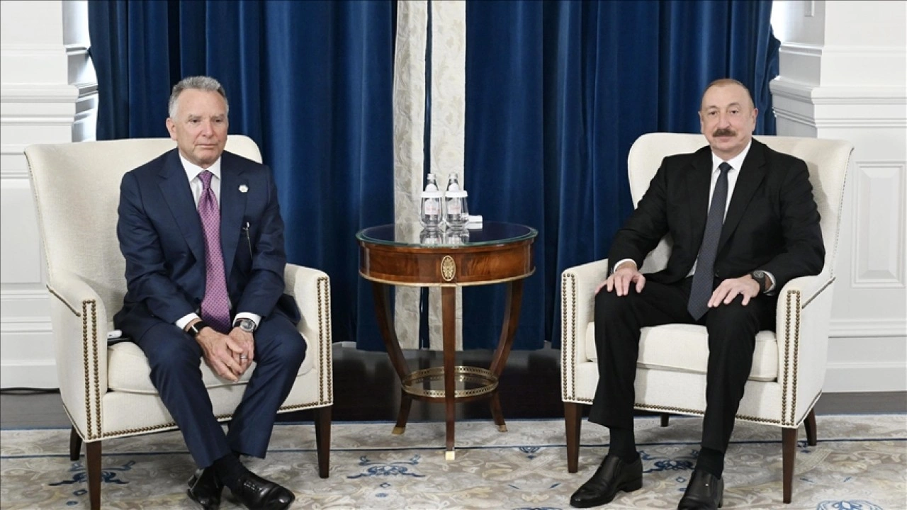 Azerbaycan Cumhurbaşkanı Aliyev, Trump'ın Orta Doğu Özel Temsilcisi Witkoff'la görüştü