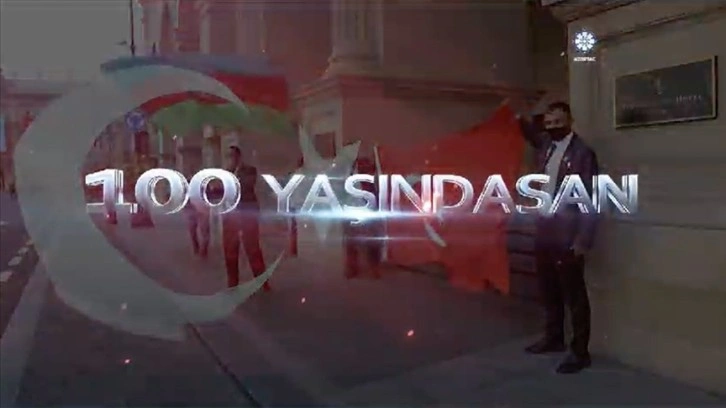 Azerbaycan devlet haber ajansı Azertac, Cumhuriyetin 100. yılını özel kliple kutladı