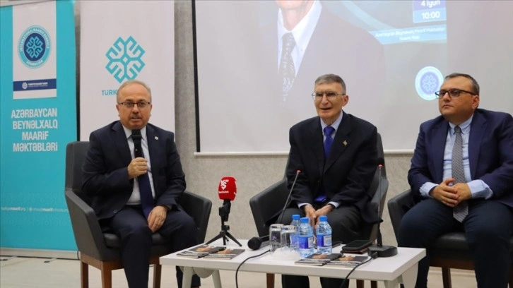 Azerbaycan Uluslararası Maarif Okulları Nobel ödüllü bilim insanı Aziz Sancar'ı ağırladı