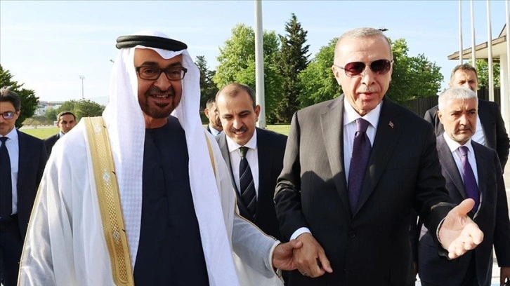 BAE Devlet Başkanı Al Nahyan'dan Cumhurbaşkanı Erdoğan ile görüşmesine ilişkin Türkçe paylaşım