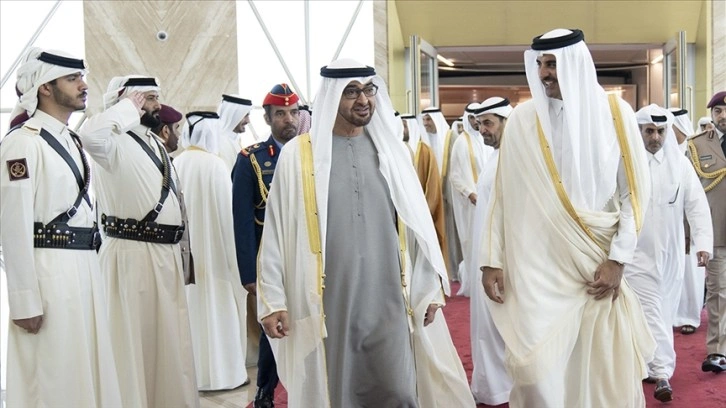 BAE Devlet Başkanı ile Katar Emiri bölgesel gelişmeleri görüştü