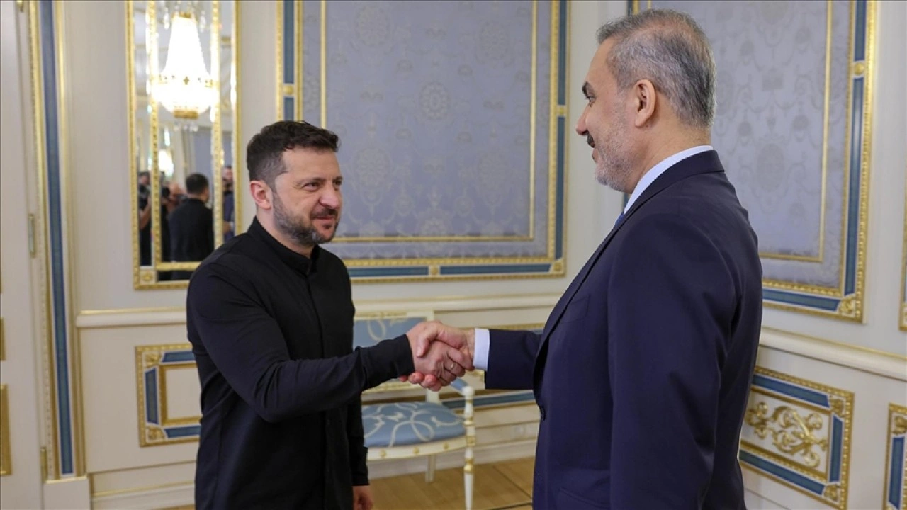 Bakan Fidan, Ukrayna Devlet Başkanı Zelenskiy tarafından kabul edildi
