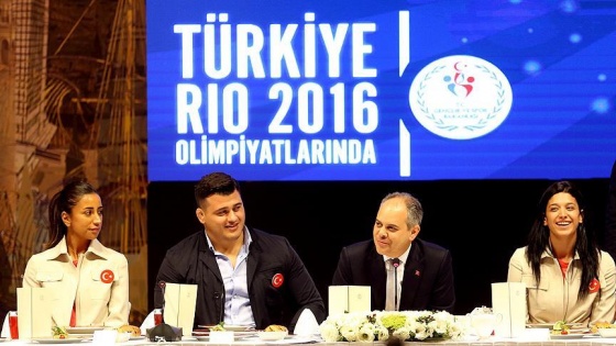 Bakan Kılıç olimpiyat ekibini ağırladı