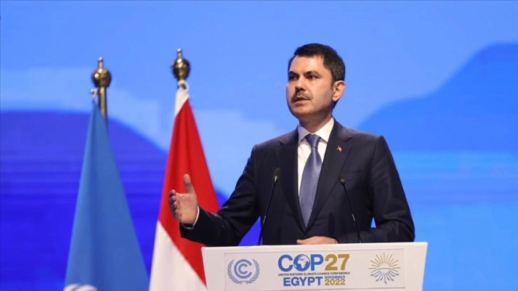 Bakan Kurum'dan COP27'de 'iklim diplomasisi'