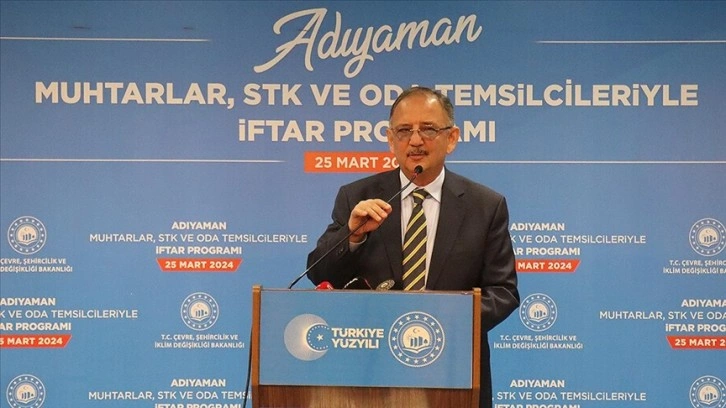 Bakan Özhaseki: 4 bin 334 köyümüzde çelik karkastan evler yapıyoruz