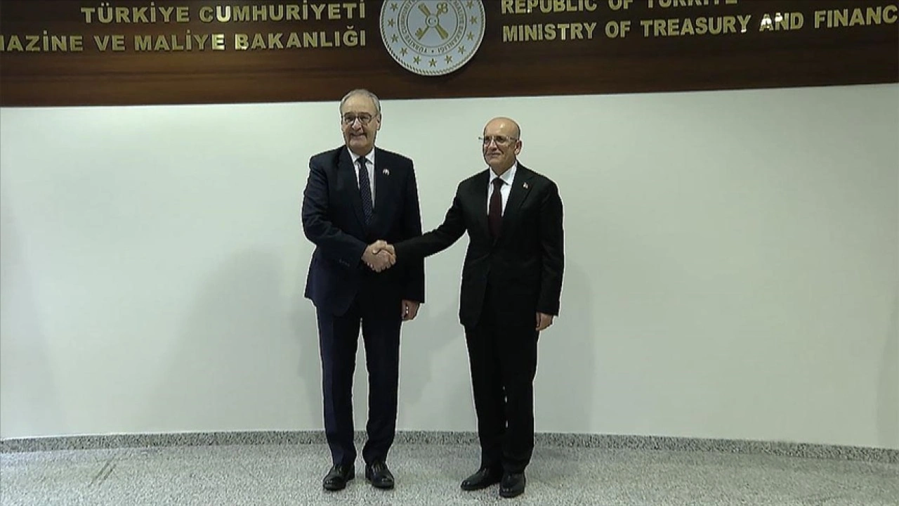 Bakan Şimşek, İsviçre Konfederasyonu Başkan Yardımcısı Parmelin ile bir araya geldi