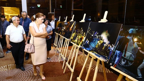15 Temmuz Milli İradenin Yükselişi fotoğraf sergisi Bakü'de açıldı