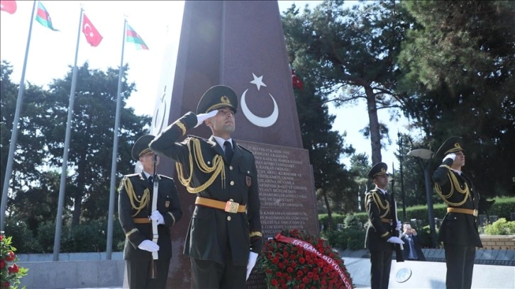 Bakü'nün kurtuluşunun 104. yıl dönümü dolayısıyla tören düzenlendi