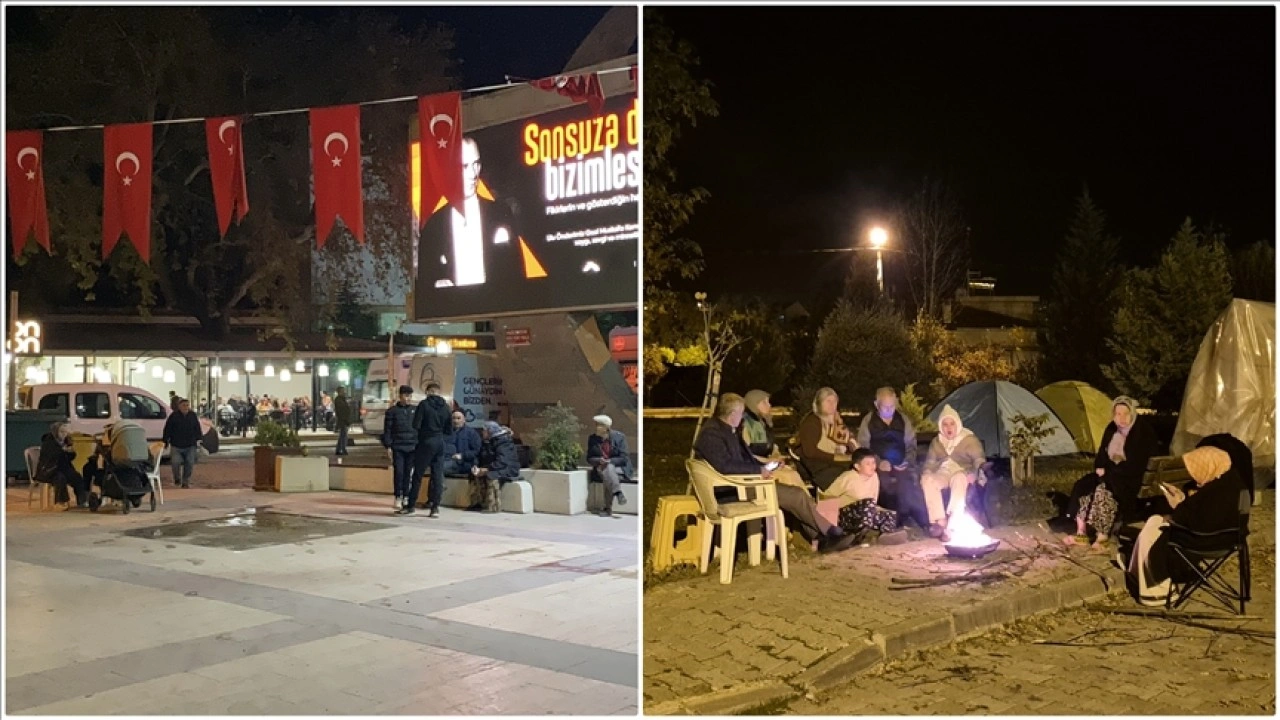 Balıkesir'de 4,9 büyüklüğündeki depremin ardindan sarsıntılar devam etti