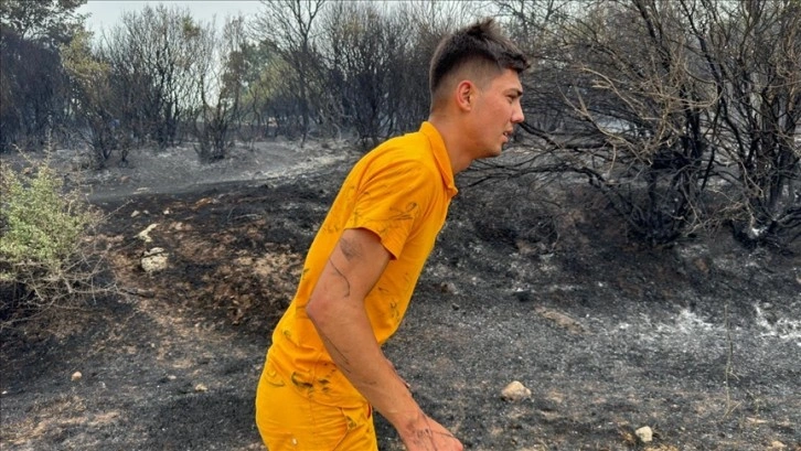 Balıkesir'de çıkan orman yangınına müdahale ediliyor