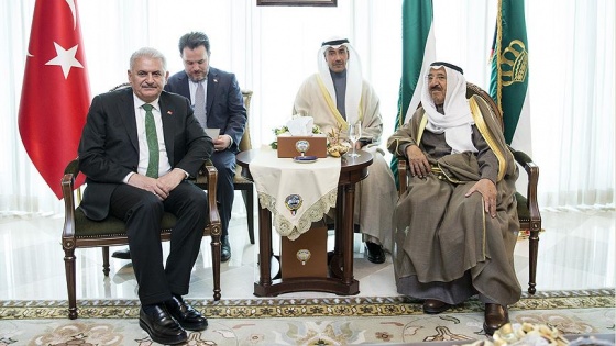 Başbakan Yıldırım Kuveyt Emiri Al Sabah ile görüştü