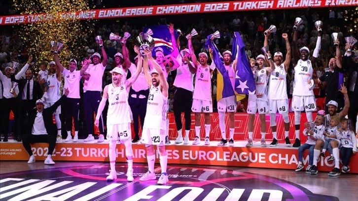 Basketbol THY Avrupa Ligi'nde şampiyon Real Madrid oldu