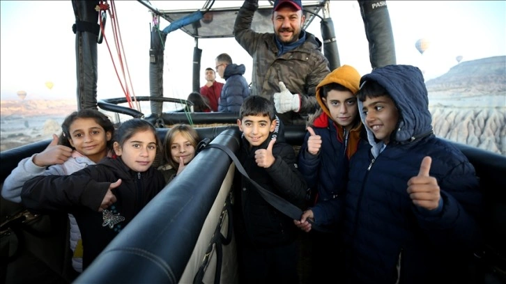 Batmanlı ilkokul öğrencilerinin Kapadokya hayali gerçeğe dönüştü