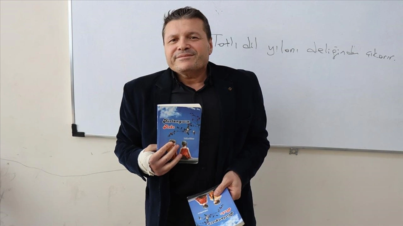 Bedensel engelli öğretmen, kaleme aldığı 4 kitapla çevresindekilere örnek oluyor
