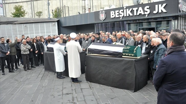 Beşiktaş Kulübünde Erdem Şatıroğlu ile Haluk Mete son yolculuklarına uğurlandı