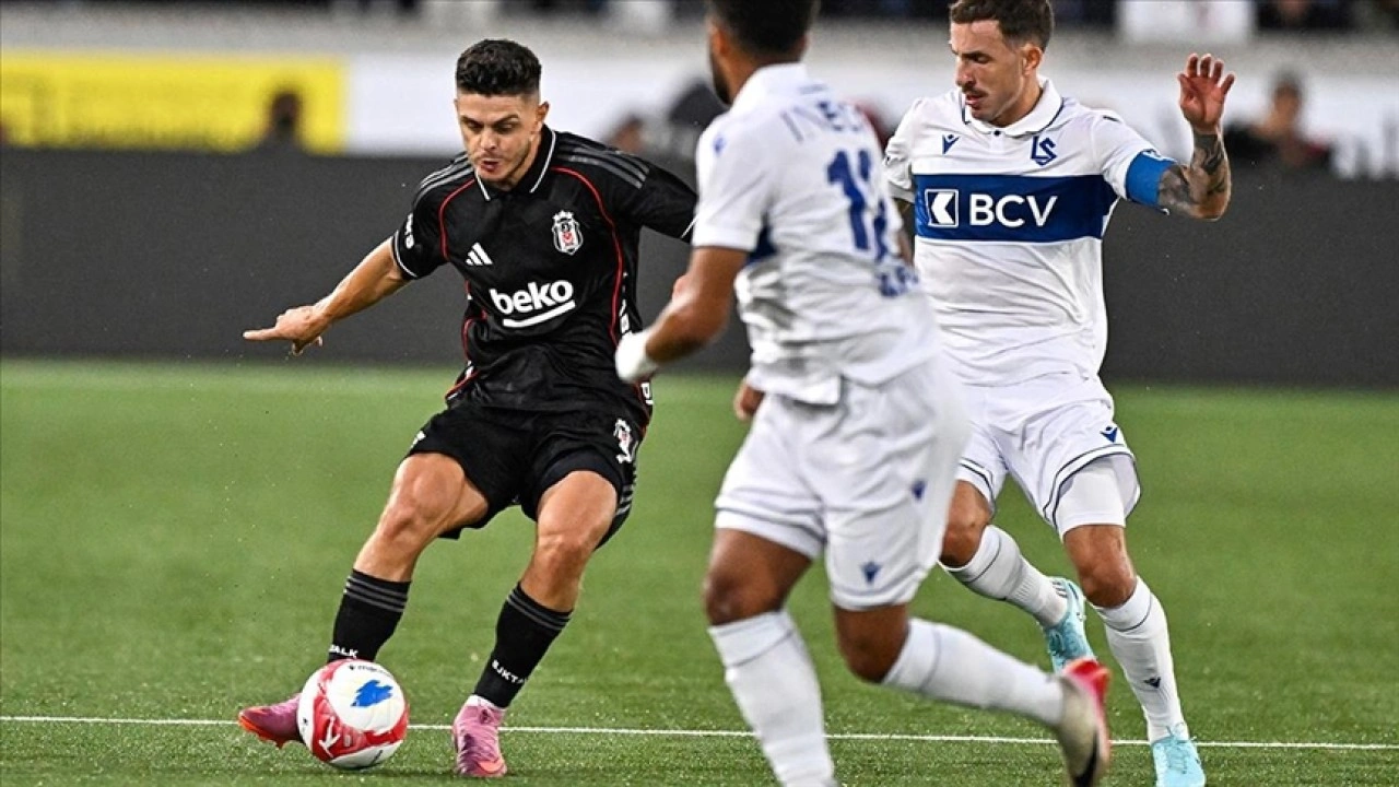 Beşiktaş, UEFA Konferans Ligi'nde Lausanne ile deplasmanda berabere kaldı
