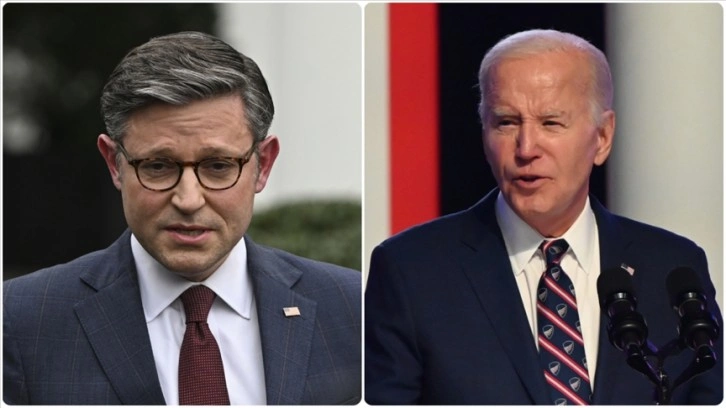 Biden ile Cumhuriyetçi Meclis Başkanı Johnson arasında Ukrayna anlaşmazlığı