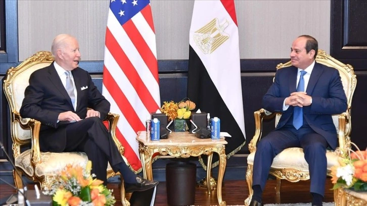 Biden ve Sisi, Filistin'de sükunetin korunmasının önemini görüştü