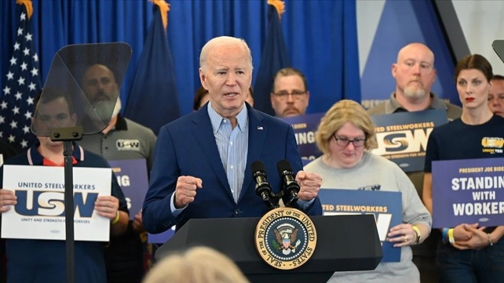 Biden'a Pittsburgh'da Gazze protestosu