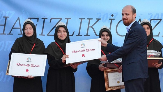 Bilal Erdoğan, mezun olduğu okulun hafızlık icazet merasimi katıldı