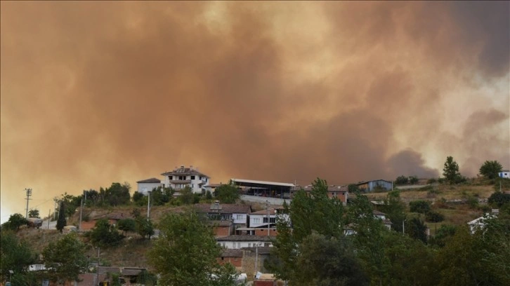 Bilecik'te çıkan orman yangınına müdahale sürüyor