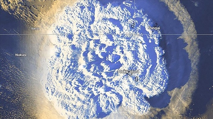 Bilim insanları Tonga'daki yanardağ patlamasının ürettiği okyanus iç dalgalarını keşfetti