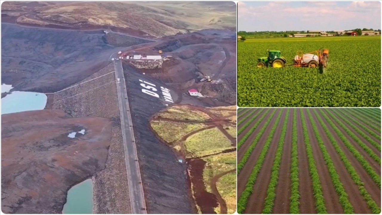 Bing&ouml;l Yama&ccedil; Barajı'nda su tutuldu